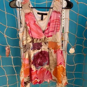 Women’s BCBG 100% Silk Sleeveless Top